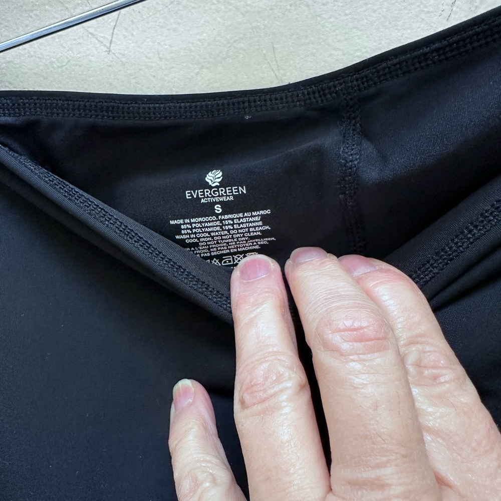 Women’s maternity/postpartum black padded cycling shorts.New w/tags!Size S - Picture 3 of 10